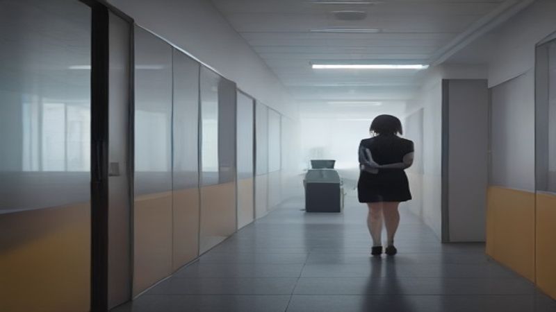 程序员注视屏幕海量数据情报